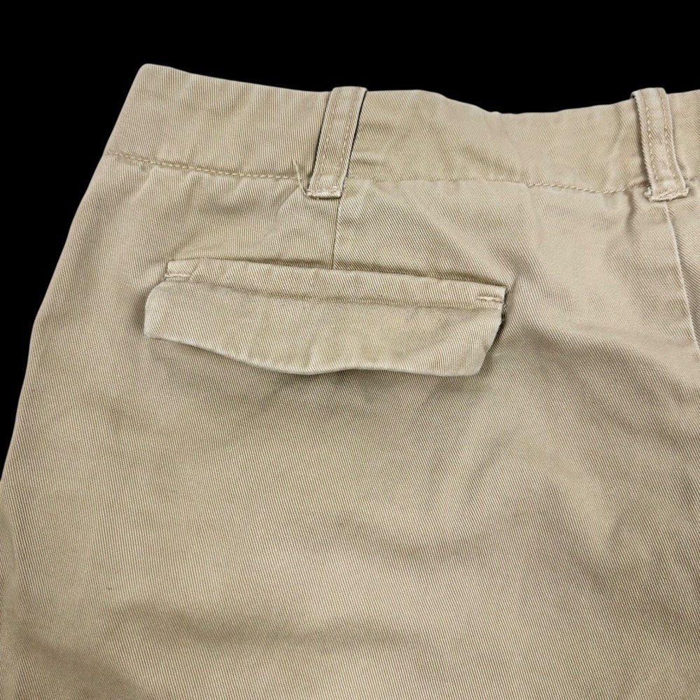 J.Crew Chino Shorts Khaki Tan Women SZ 12 5" Inseam 100% Cotton Twill Preppy - Picture 5 of 6